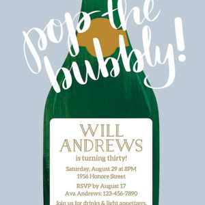 619448654.png Pop the Bubbly Birthday Party Invitation