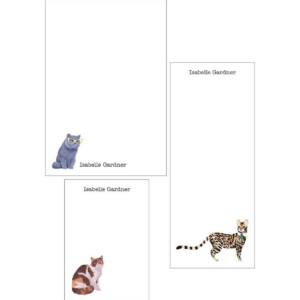 619448696.png Sophisticats Mixed Personalized Notepads