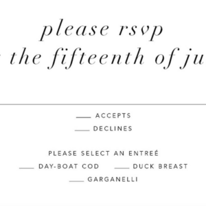 Stitched Floral II Response Card