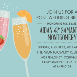 Mimosa Brunch Invitation