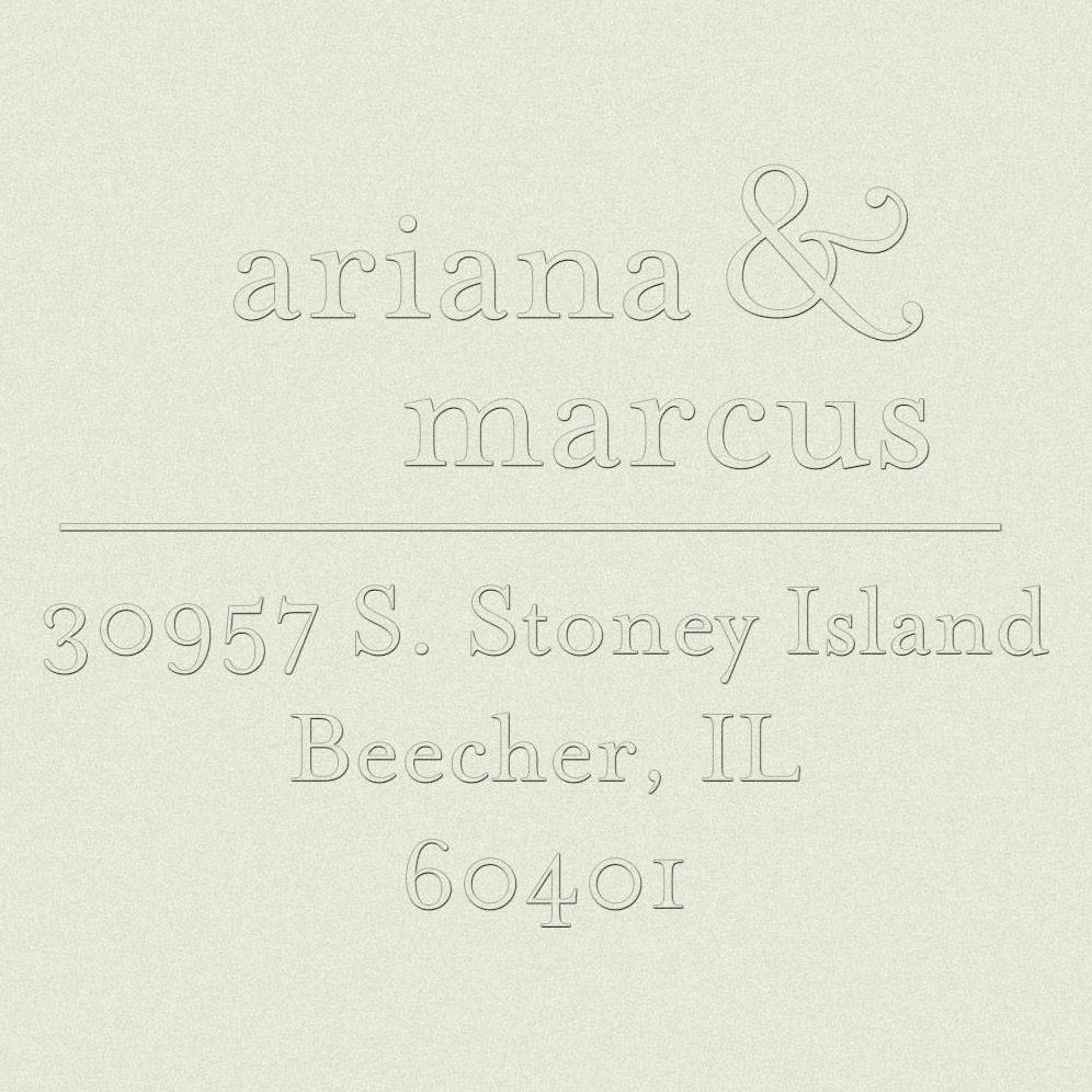 Return Address Embosser - Ampersand