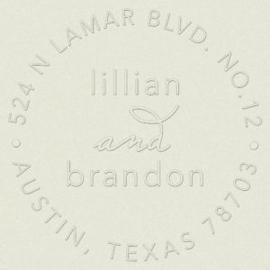 619448782.png Return Address Embosser - Harmony Script