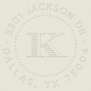619448820.png Return Address Embosser - Classic Single Initial