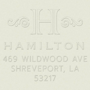 619448821.png Return Address Embosser - Initial Scrolls