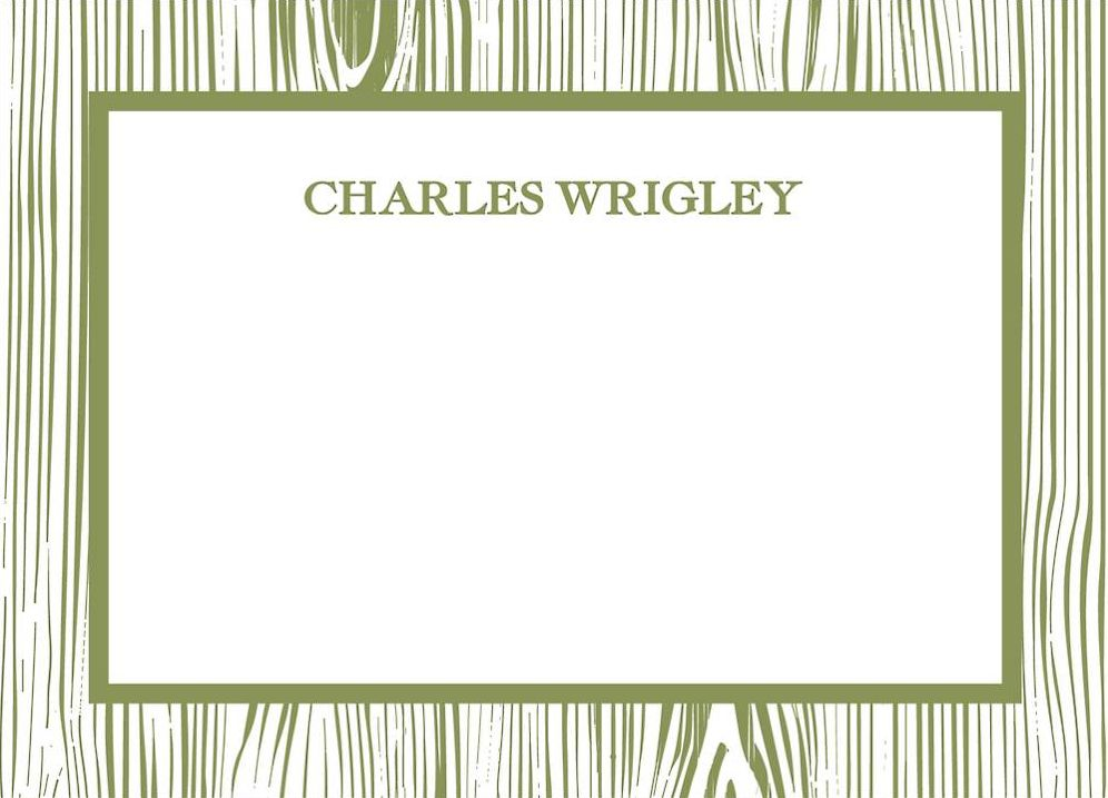 Faux Bois A6 Stationery