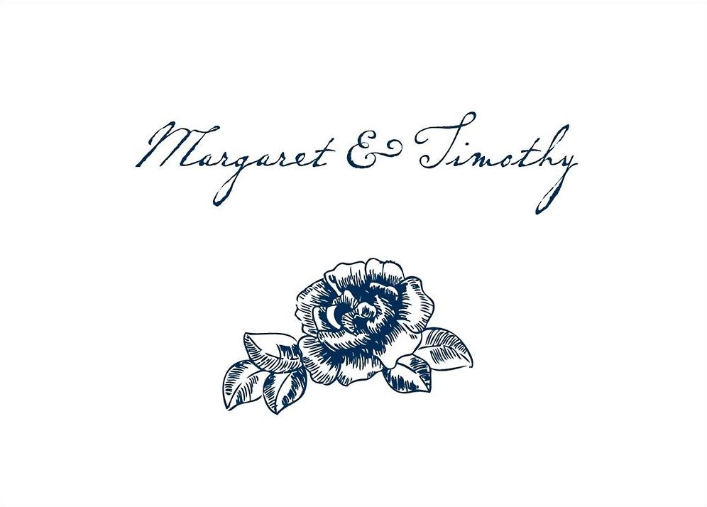 French Toile Stationery