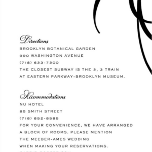 Belle Boulevard Information Card