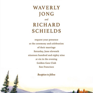 Oneida Wedding Invitation