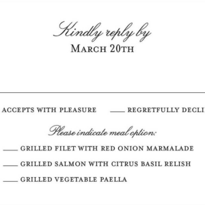 English Lavender Response Card