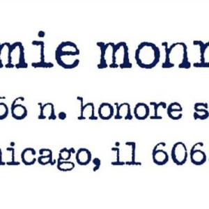 Typewriter Return Address Label