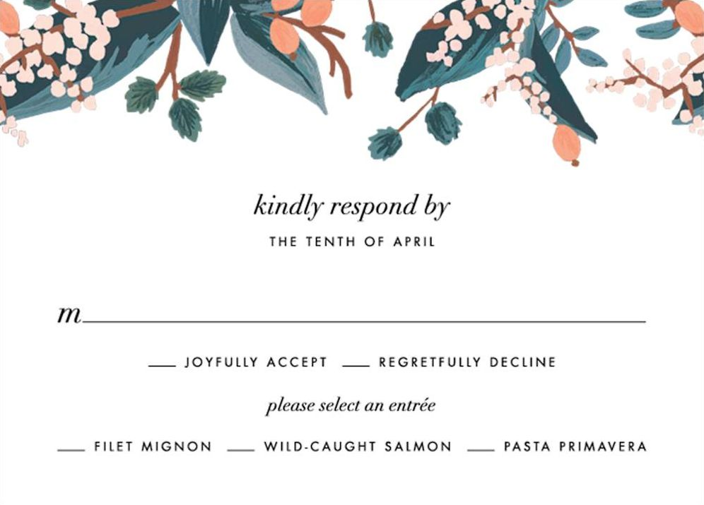 Mandarin Grove Response Card