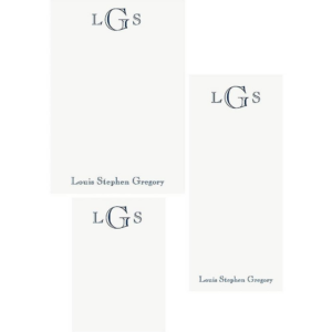 Woodcut Monogram Mixed Personalized Notepads