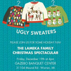 Ugly Sweater Holiday Party Invitation