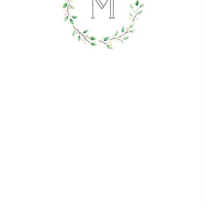 619449143.png Monogram Wreath Personalized Notepad Sets