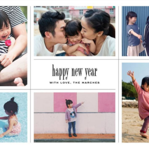 Big Picture New Year Photo Card