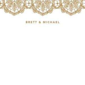 Antique Lace Stationery