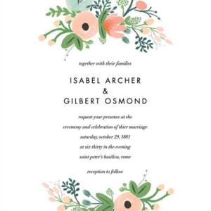 Wrapped in Wildflowers Wedding Invitation