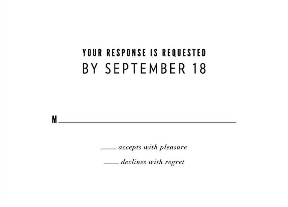 Lanai Floral Response Card