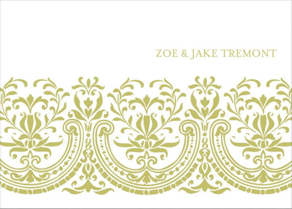 Iron Fence 4 Bar Stationery