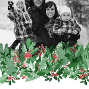 619449567.png Holly Hedge Photo Card