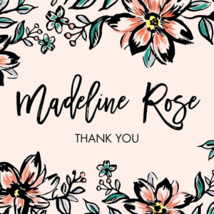 Pink Florals Quinceañera Stationery