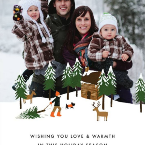 Big Bark Hunter Square Photo Card