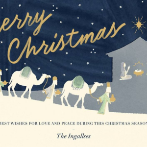 Three Kings Holiday Card