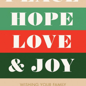 Peace and Joy Holiday Card
