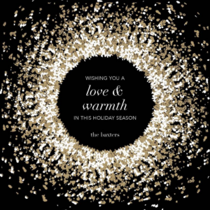 Frosted Holiday Card