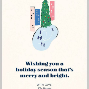 Tree Skate Holiday Card