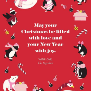 Party Penguins Holiday Card