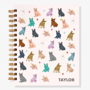 12-Month Frenchie Custom Planner