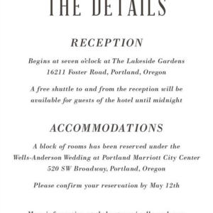 Golden Age Information Card