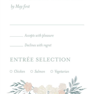 Garden Crest Response Card