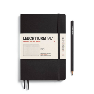 619450522.png Leuchtturm1917 Black Softcover Dotted Notebook