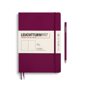 619450526.png Leuchtturm1917 Port Red Softcover Composition Plain Journal