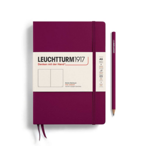 619450536_d4f0d20a-3b13-4472-b4e6-37fdff5287d7.png Leuchtturm1917 Port Red Medium Plain Journal