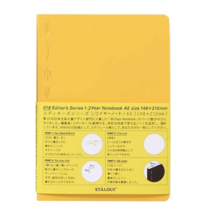 Half Year Yellow Notebook