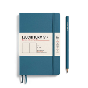 Leuchtturm1917 Stone Blue Softcover Paperback Plain Journal