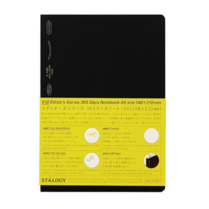 Black 365 Days Notebook
