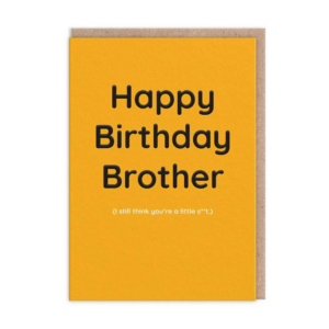 619450591.png Little Shit Brother Birthday Card