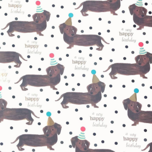 Birthday Dogs Flat Wrap