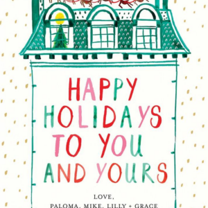 Up on the Rooftop Holiday Card