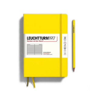 619450856.png Leuchtturm Lemon Ruled Page Hardcover Medium Notebook