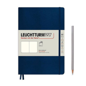 619450860.png Leuchtturm Navy Unlined Softcover Medium Notebook