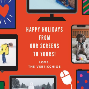 Digital Love Holiday Photo Card