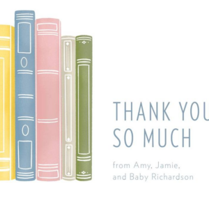 Books Thank You Notes