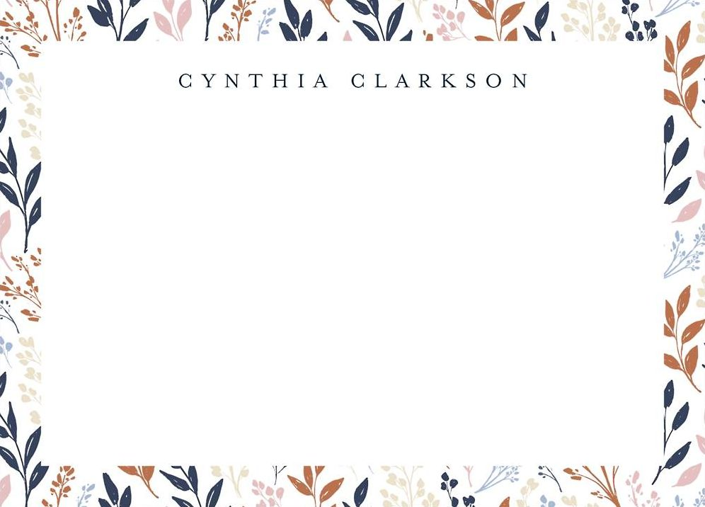 Spring Leaves Stationery