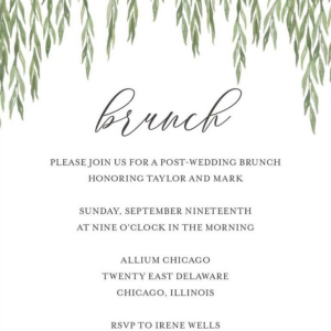 Willow Boughs Information Card