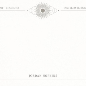 Starburst Stationery